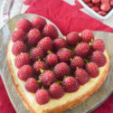Tarta con lemon curd y frambuesas {con y sin gluten, idea para San Valentín}