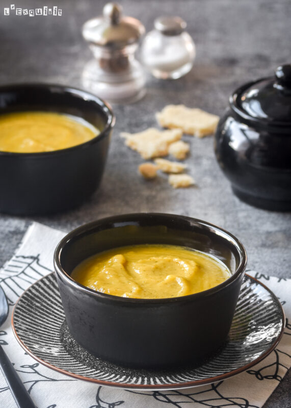 Crema de calabacín y zanahorias