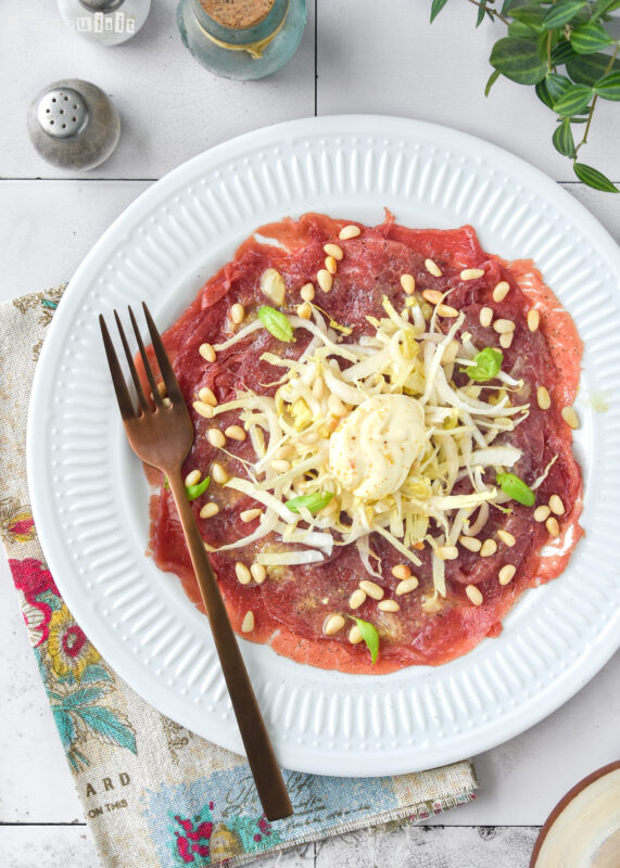 Carpaccio de ternera al limón