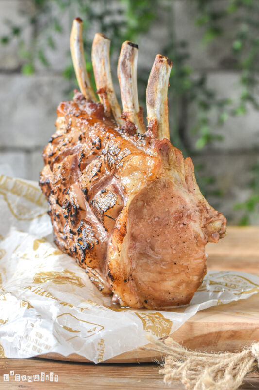 Costillar de cerdo al whisky