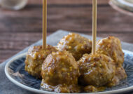 Albóndigas con mostaza