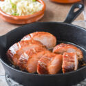 Solomillo de cerdo con miel y jengibre