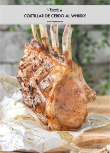 Costillar de cerdo al whisky