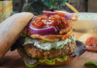 Hamburguesa a la india