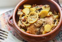 Pollo a la marroquí con canela y limón