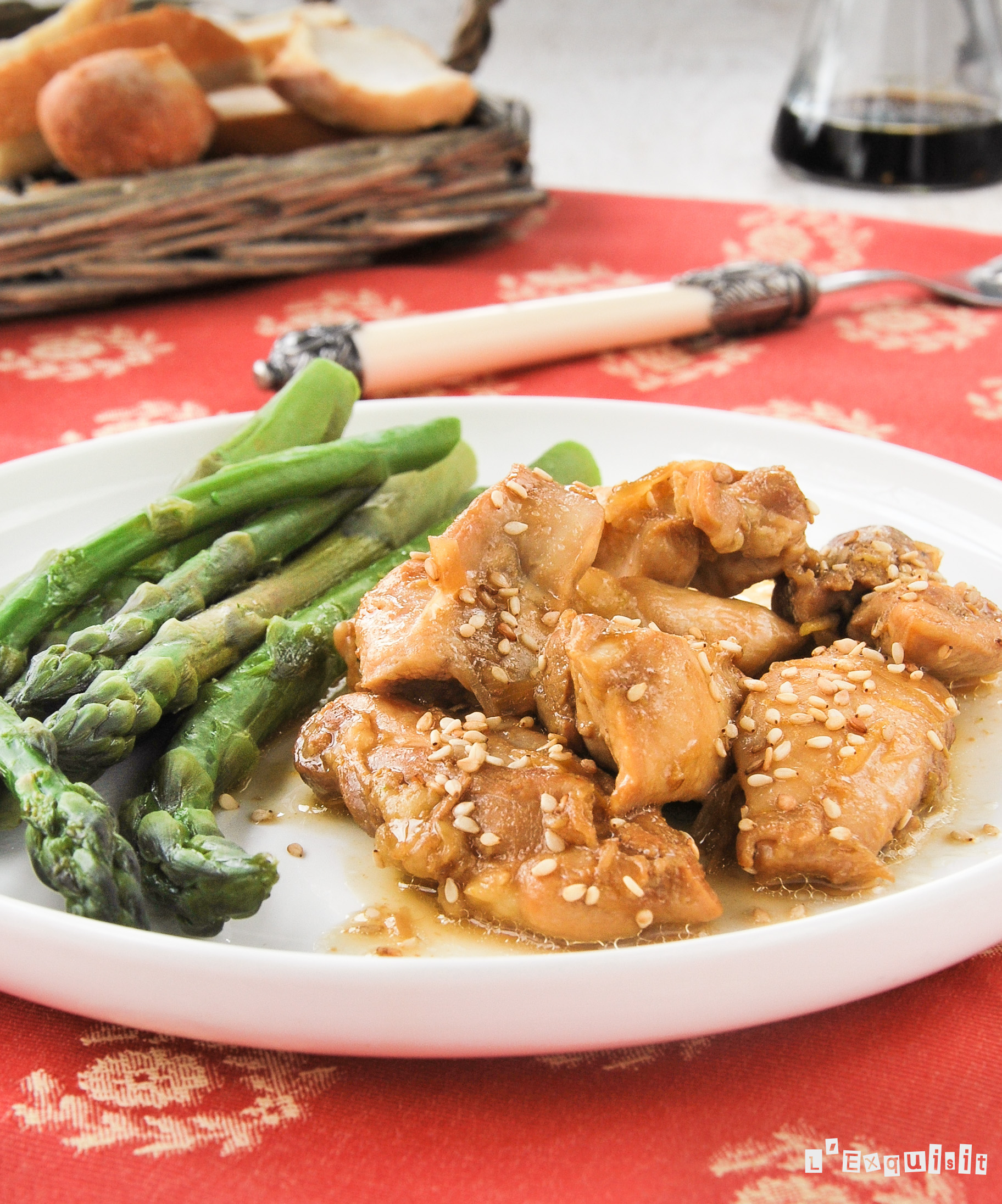 Pollo al jengibre y limón