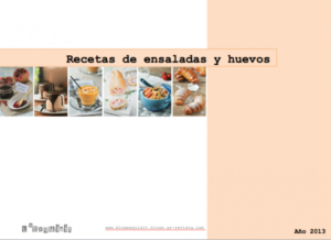 Recetario Ensaladas y huevos 2013