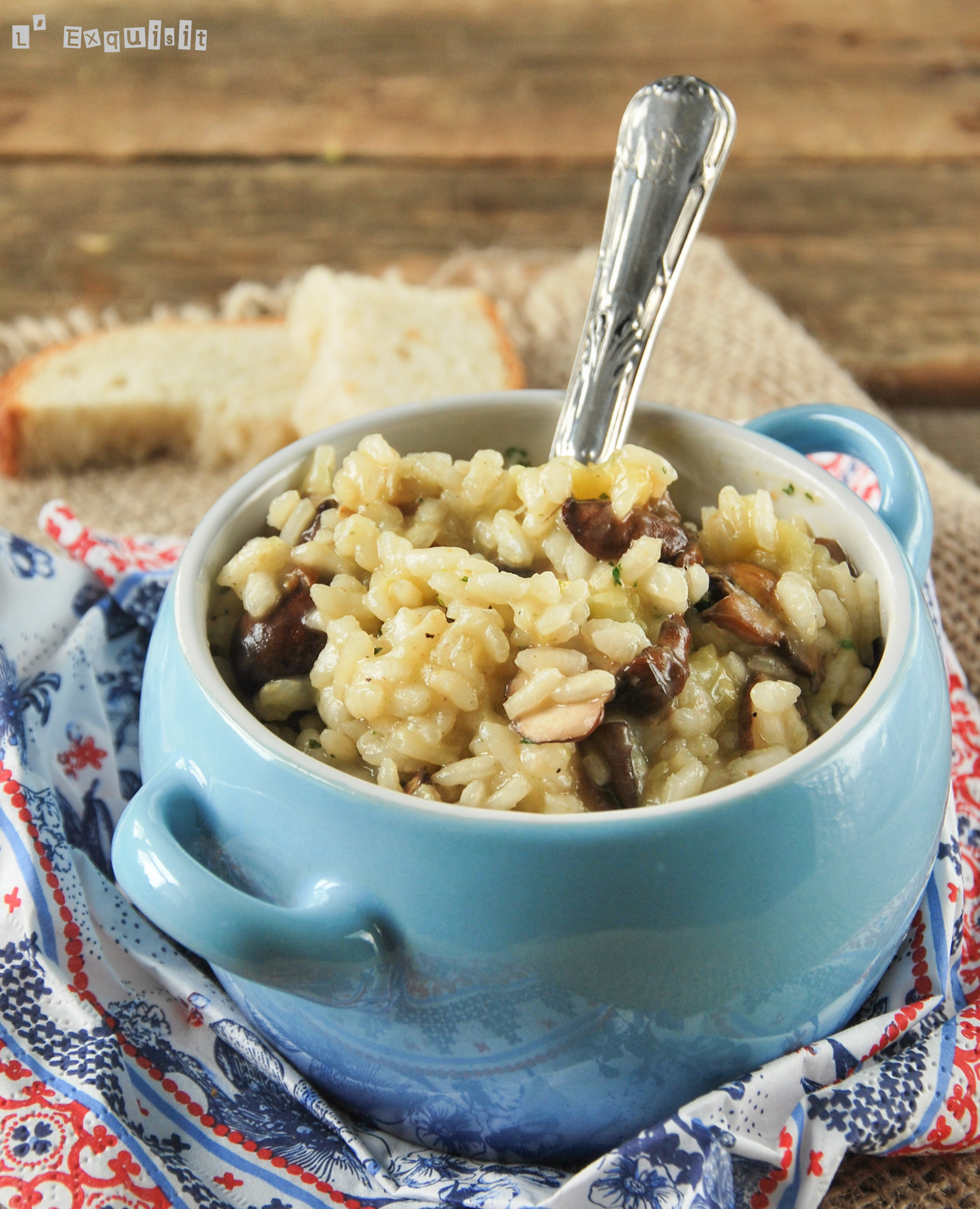 Risotto de calabacín y setas