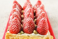 Tarta de fresas y mascarpone