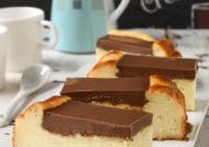 Tarta de queso y chocolate