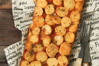 Tarta tatin de patatas y tomates