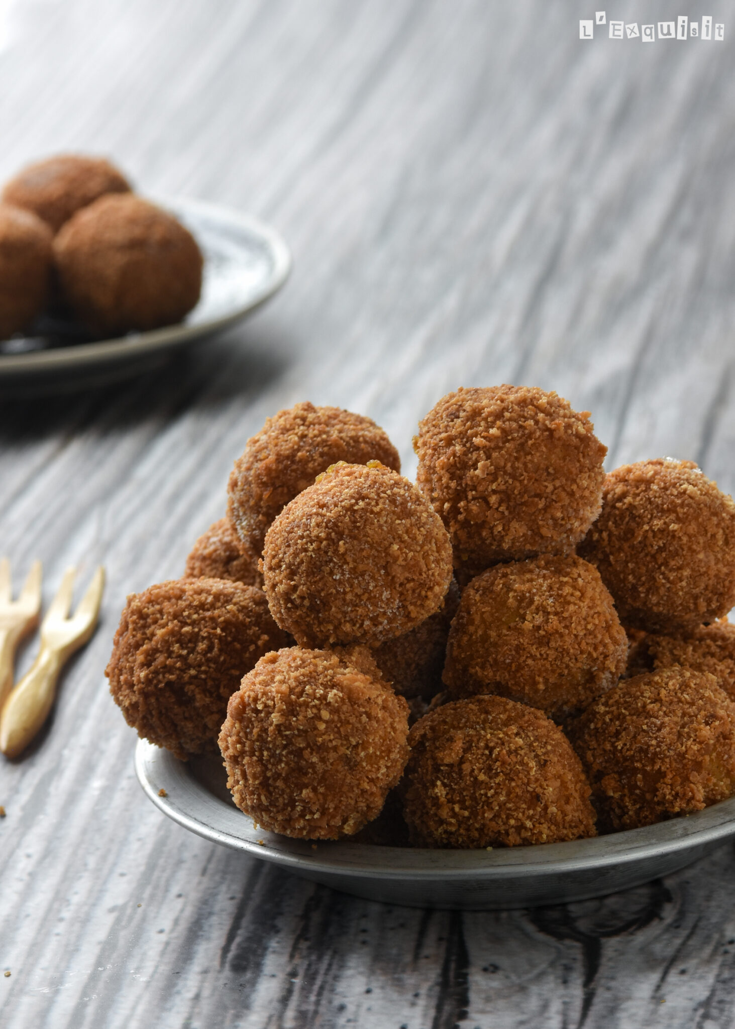 Croquetas de pollo {con y sin gluten} L´Exquisit