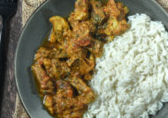 Estofado de cordero al curry