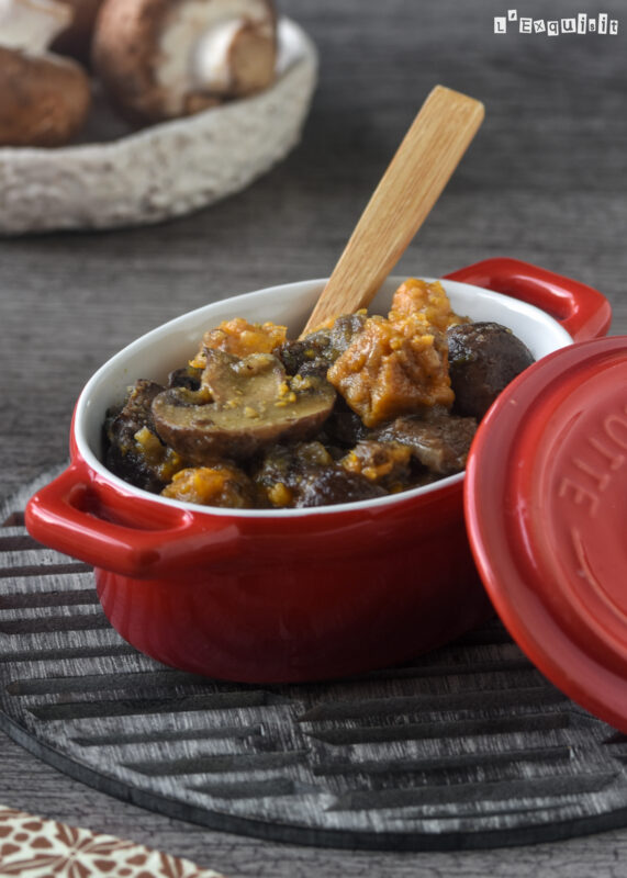 Estofado de setas y boniatos