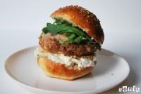 Hamburguesa con mermelada de bacon