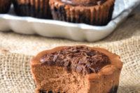 Mini cheesecake de chocolate {sin gluten}