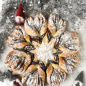 Pan estrella de nutella {idea para Navidad}, con y sin gluten