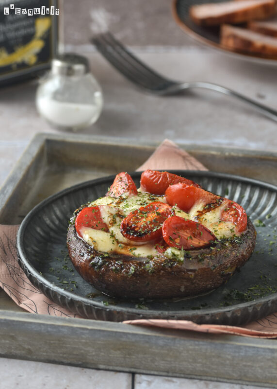 Portobello caprese