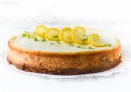 Tarta de queso al limón